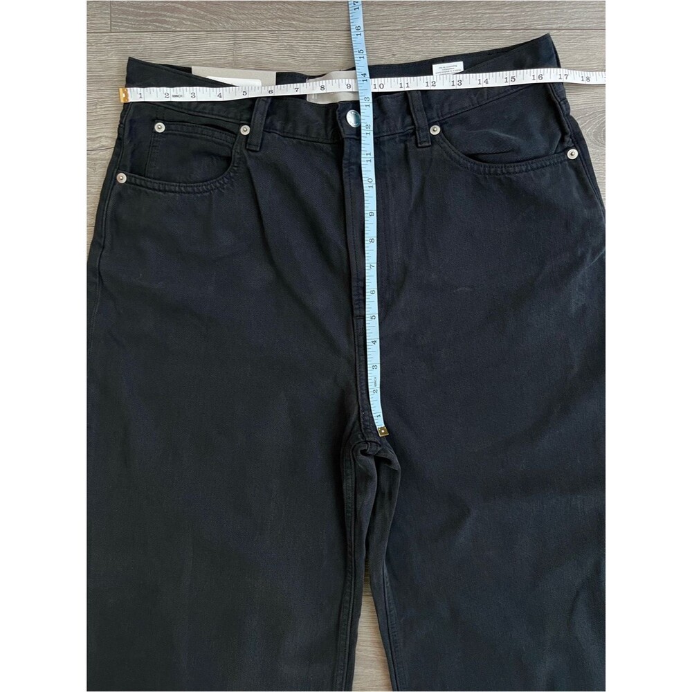 EVERLANE The OG Baggy Jeans Size 31 Ink Navy Relaxed Wide Leg Tencel Denim Retro - Picture 6 of 7